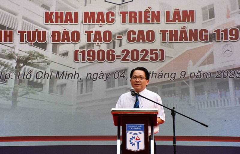 Ông Nguyễn Chí Thành, Phó phòng Giáo dục thường xuyên, Nghề nghiệp và đại học (Sở Giáo dục và Đào tạo TP. Hồ Chí Minh). Ảnh: Thanh Minh