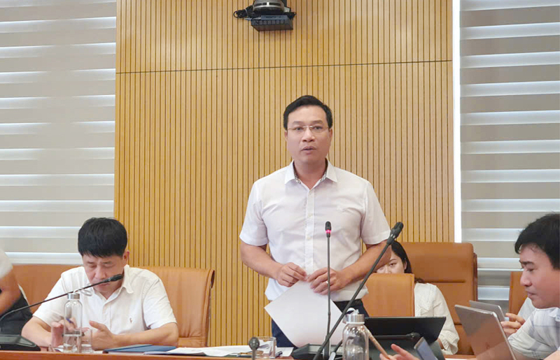 Ông Hồ Kiên Trung, Phó Cục trưởng Cục Môi trường. Ảnh: Nguyễn Hạnh