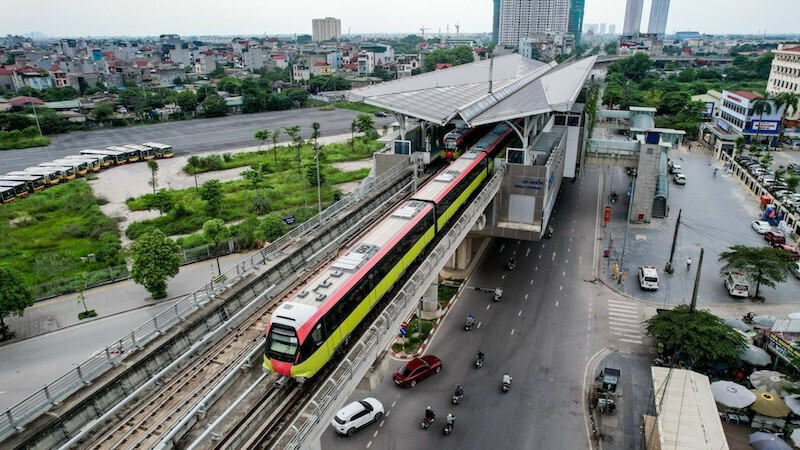 UBND TP. Hà Nội đã phê duyệt phương án tuyến đường sắt đô thị (metro) số 5. Ảnh minh họa