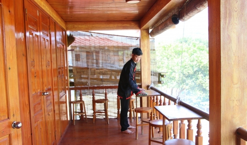 Không chỉ duy trì bản sắc văn hóa dân tộc, đồng bào dân tộc thiểu số tỉnh Quảng Ninh còn mạnh dạn đầu tư các mô hình homestay tăng thu nhập. Ảnh: CTV