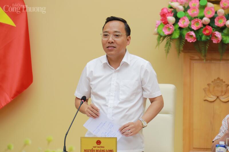 Thứ trưởng Bộ Công Thương Nguyễn Hoàng Long chủ trì hội nghị