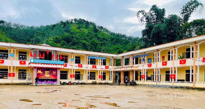 Những ngôi trường tại xã A Vương đã sẵn sàng chào đón học sinh năm học 2025 - 2026