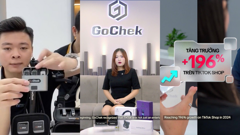 GoChek tăng trưởng mạnh trên TikTok Shop (Ảnh GoChek)