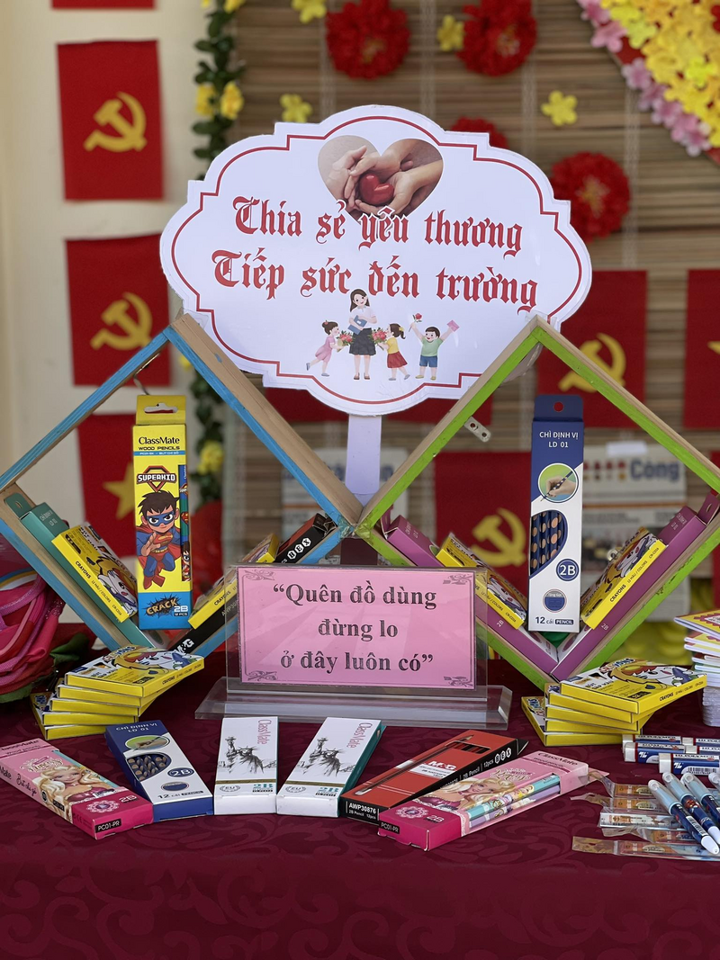 Trường phổ thông dân tộc bán trú Tiểu học số 1 Na Sang tiếp sức năm học mới cho các em nhỏ vùng cao. Ảnh: Thái Duy Hoàng