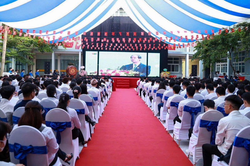 Toàn cảnh buổi lễ khai giảng Trường Đại học Điện lực năm học 2025 - 2026