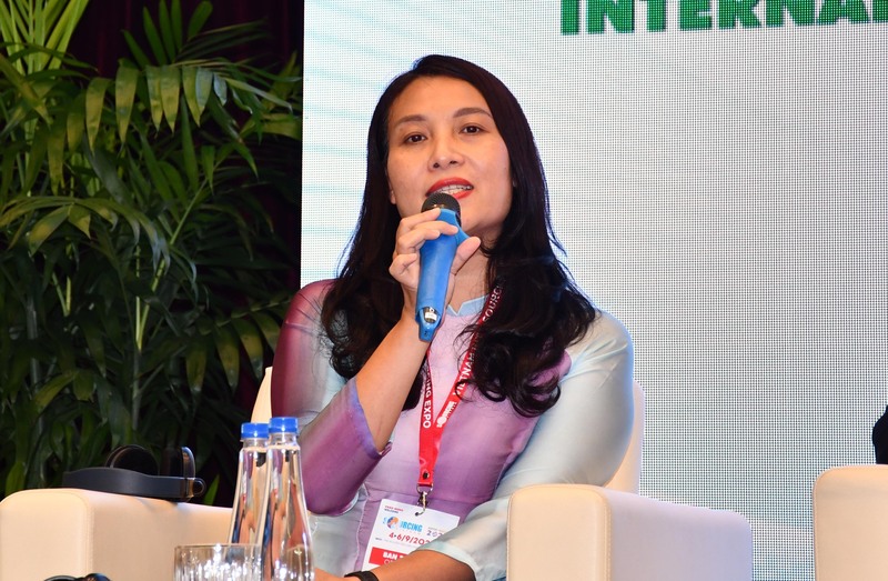 Bà Nguyễn Cẩm Trang, Phó Cục trưởng Cục Xuất nhập khẩu. Ảnh: Minh Khuê.