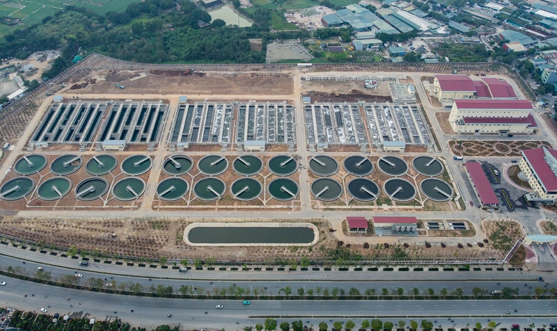 Nhà máy xử lý nước thải Yên Xá