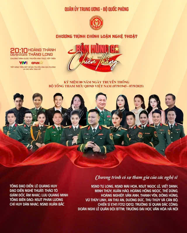 Đang diễn ra chương trình nghệ thuật 'Bản hùng ca chiến thắng' - 2