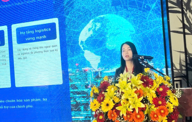 Bà Nguyễn Thị Hoài An, Phó Chủ tịch Liên minh Thương mại điện tử xuyên biên giới toàn cầu (ACBC Global). Ảnh: Cục Thương mại điện tử và Kinh tế số.