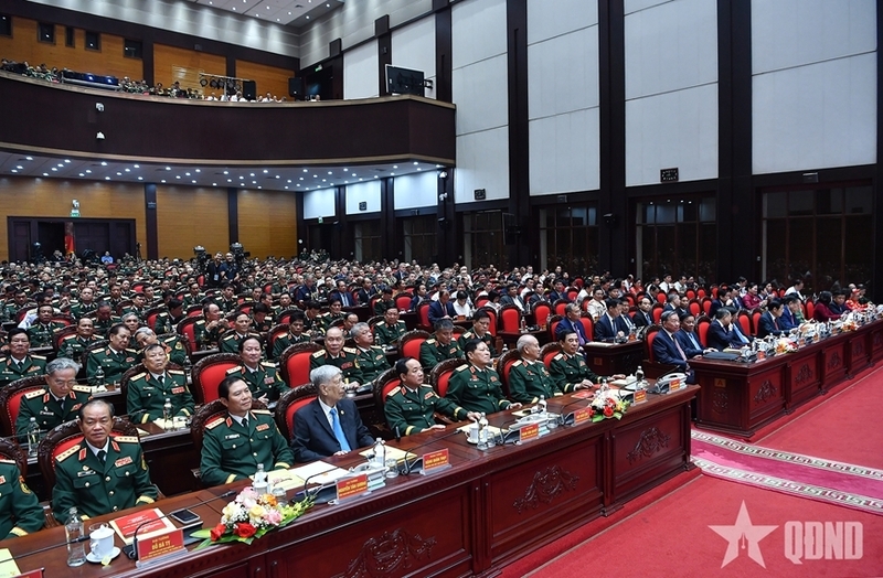 Các đại biểu tại buổi lễ. Ảnh: QĐND