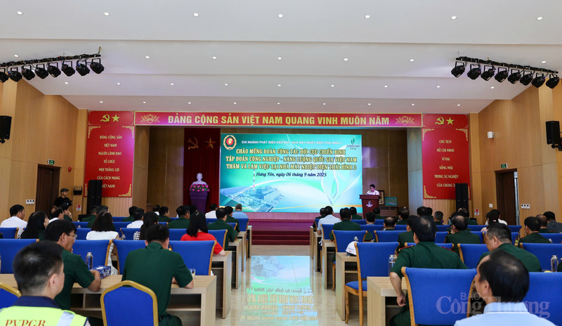 Hội Cựu chiến binh Petrovietnam thăm Nhà máy Nhiệt điện Thái Bình 2