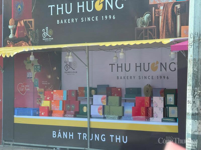 Các hãng bánh trung thu cao cấp có mẫu mã, kiểu dáng hộp bắt mắt. Ảnh: Minh Trang