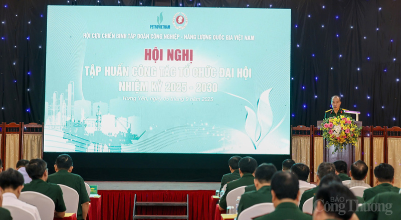 Hội Cựu chiến binh Petrovietnam tổ chức Hội nghị tập huấn công tác tổ chức đại hội nhiệm kỳ 2025-2030.