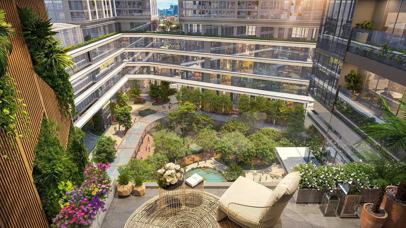 Sun Feliza Suites sở hữu không gian đa chiều, đáp ứng nhu cầu cho thuê hoặc tích lũy lâu dài. Ảnh: Sun Property