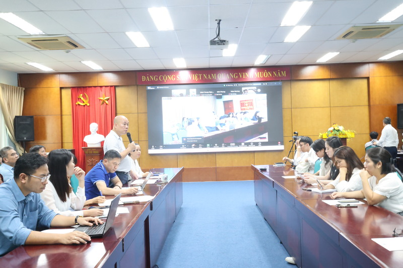 Cục Xúc tiến thương mại, Bộ Công Thương tổ chức cuộc họp nhằm cập nhật thông tin và giúp doanh nghiệp Việt tìm cơ hội kinh doanh sang thị trường Campuchia. Ảnh: Đỗ Nga