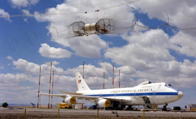 Máy bay "ngày tận thế" E-4B. Ảnh: Defense News