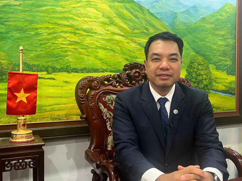 Tiến sĩ Mạc Quốc Anh - Uỷ viên Ủy ban Trung ương Mặt trận Tổ quốc Việt Nam, Phó Chủ tịch kiêm Tổng Thư ký Hiệp hội Doanh nghiệp nhỏ và vừa TP. Hà Nội, Viện trưởng Viện Kinh tế và Phát triển Doanh nghiệp. Ảnh: Nguyễn Thanh
