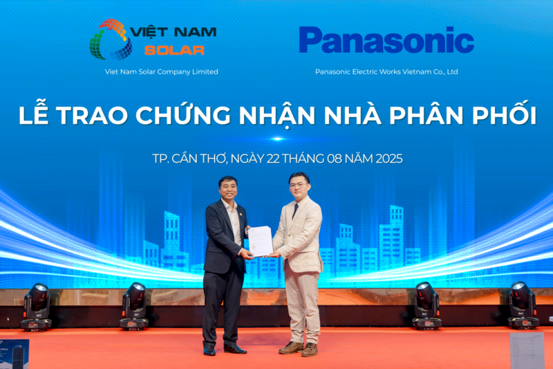 Việt Nam Solar hợp tác phân phối tấm pin mặt trời Panasonic - 2