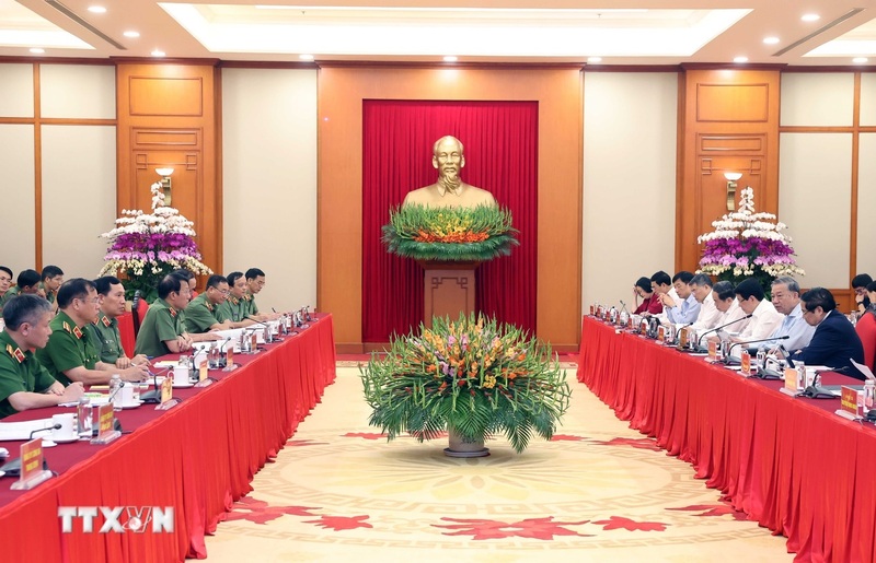 Quang cảnh cuộc làm việc. Ảnh: Thống Nhất/TTXVN
