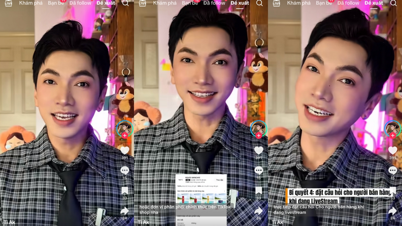 Thiên Ân (@tiakstylebeauty) chia sẻ bí quyết mua mỹ phẩm an toàn cùng TikTok Shop