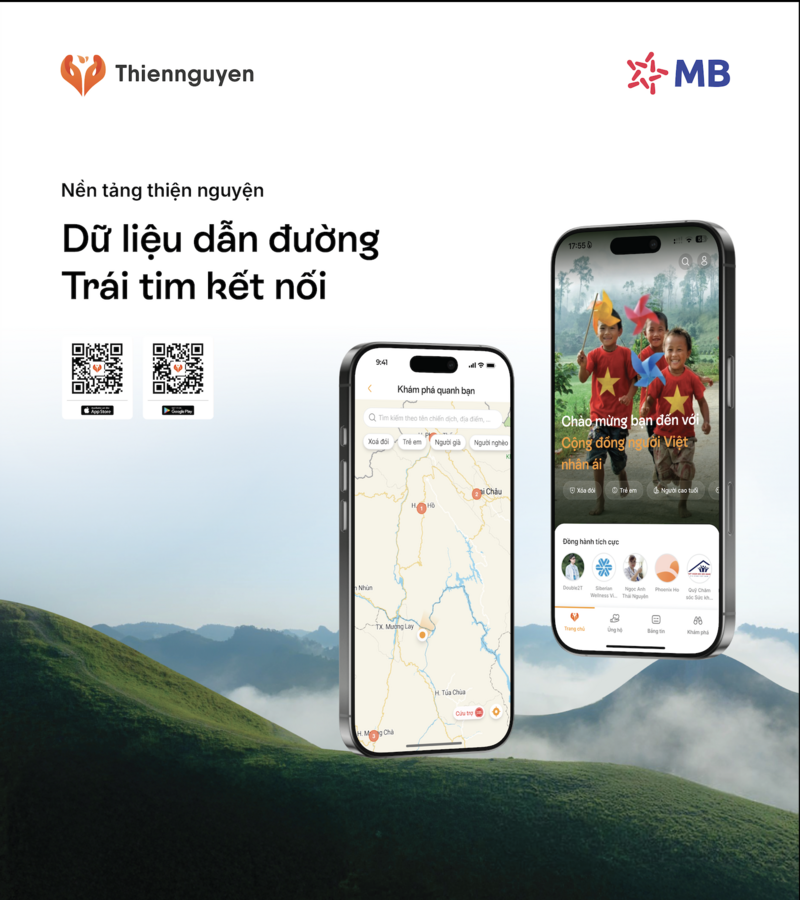 Nền tảng Thiện nguyện với thông điệp “Dữ liệu dẫn đường, trái tim kết nối”
