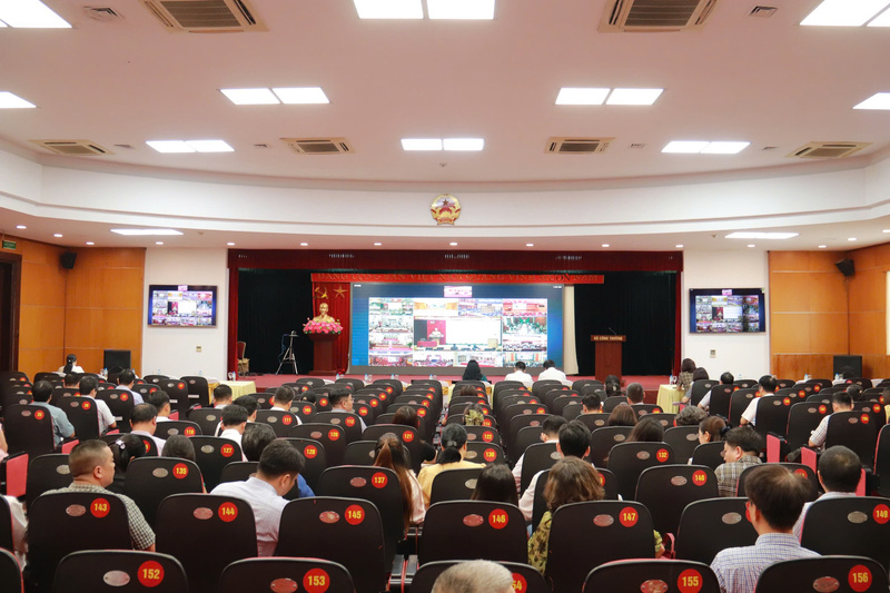 Hội nghị toàn quốc tập huấn ứng dụng AI tại điểm cầu Bộ Công Thương.