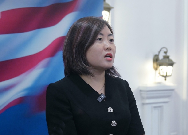 Bà Bùi Thị Việt Lâm, đại diện Hội đồng kinh doanh Hoa Kỳ - ASEAN. Ảnh: TT