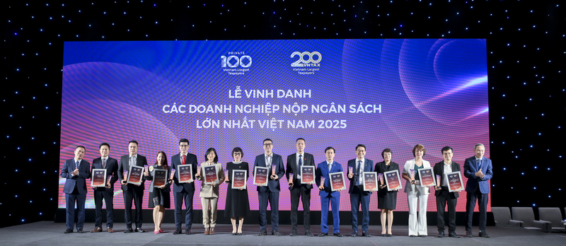 Vinh danh các doanh nghiệp nộp ngân sách lớn nhất năm 2025