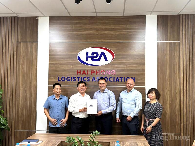 Lãnh đạo Sở Công Thương Hải Phòng, đoàn doanh nghiệp Thụy Điển làm việc với Hiệp hội Logistics Hải Phòng