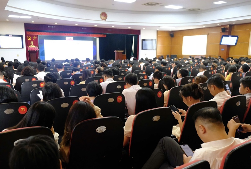 Toàn cảnh buổi tập huấn. Ảnh: Lê An