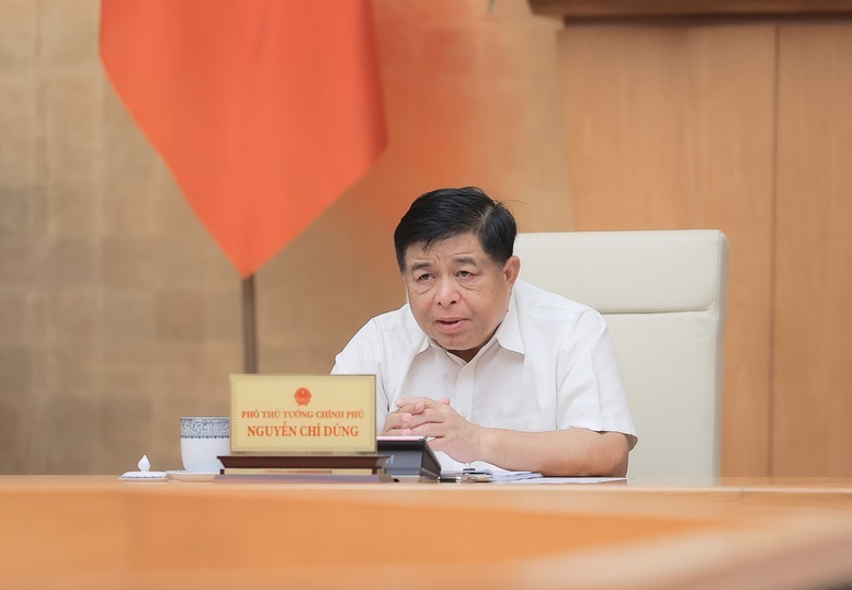 Phó Thủ tướng Nguyễn Chí Dũng chủ trì cuộc họp - Ảnh: VGP/Thu Sa