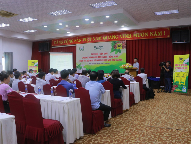 Năm 2023, Công ty CP Phân bón Bình Điền đã khởi động "Chương trình canh tác cà phê thông minh thích ứng với biến đổi khí hậu"