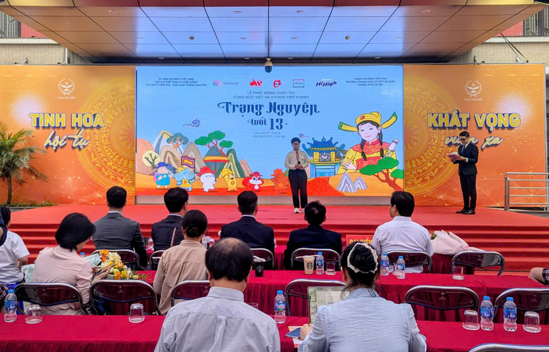 Cuộc thi là sân chơi trí tuệ bổ ích cho học sinh trung học cơ sở toàn quốc. Ảnh: QL