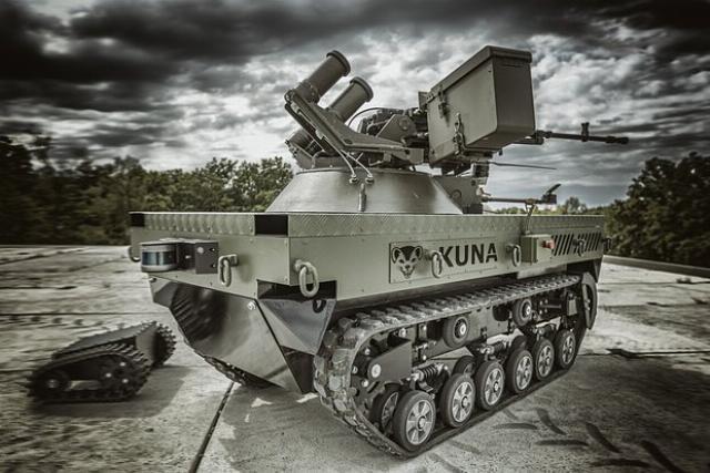 Nền tảng robot chiến đấu Kuna. Ảnh: Defence24