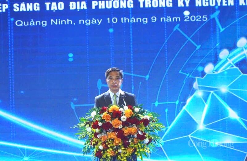 Ông Vũ Văn Diện, Phó Chủ tịch thường trực UBND tỉnh Quảng Ninh phát biểu tại diễn đàn