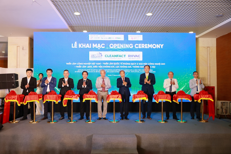Chuỗi triển lãm quốc tế 2025 chính thức khai mạc sáng nay tại Hà Nội