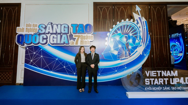 Lãnh đạo Meey Group tham dự Diễn đàn Khởi nghiệp sáng tạo Quốc gia lần thứ 7. Ảnh: Meey Group