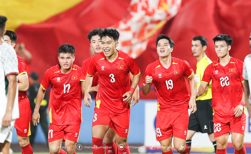Liên đoàn Bóng đá châu Á đã gửi thư khen ngợi U23 Việt Nam sau khi đội giành vé vào vòng chung kết U23 châu Á 2026. Ảnh: VFF