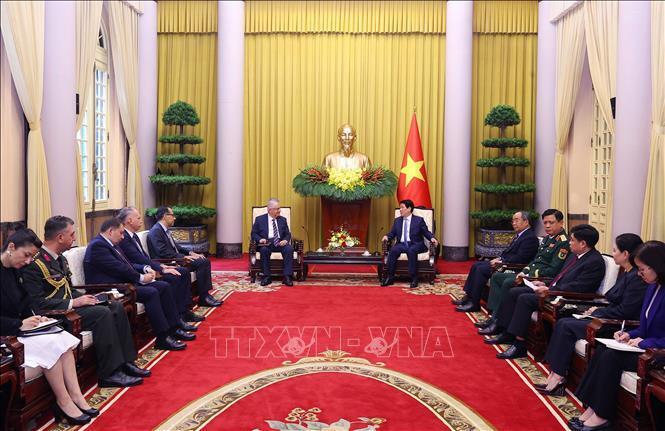 Quang cảnh buổi tiếp. Ảnh: Văn Điệp/TTXVN