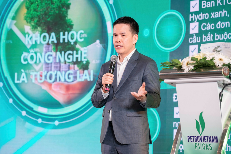 Ông Phạm Văn Phong, Tổng Giám đốc PV GAS phát biểu tại Hội nghị (Ảnh PV GAS)