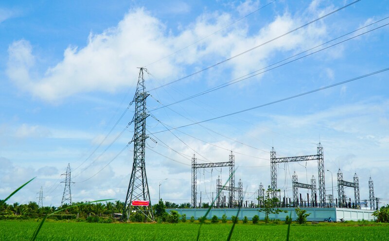 Trong 8 tháng năm 2025, Tổng công ty Điện lực miền Nam đã đóng điện hoàn thành 78 công trình lưới điện 110kV, tăng hơn 4 lần so với cùng kỳ năm 2024. Ảnh: EVNSPC.