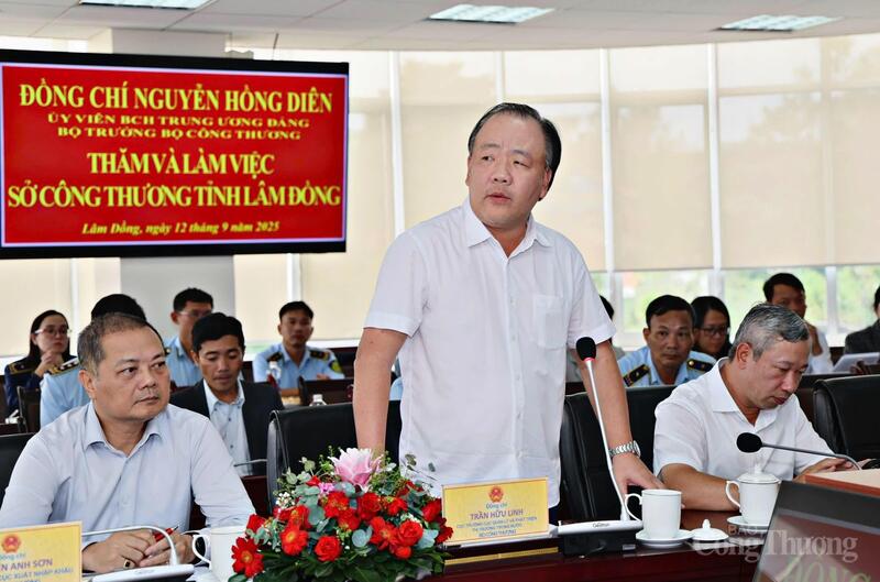 Ông Trần Hữu Linh - Cục trưởng Cục Quản lý và Phát triển thị trường trong nước.