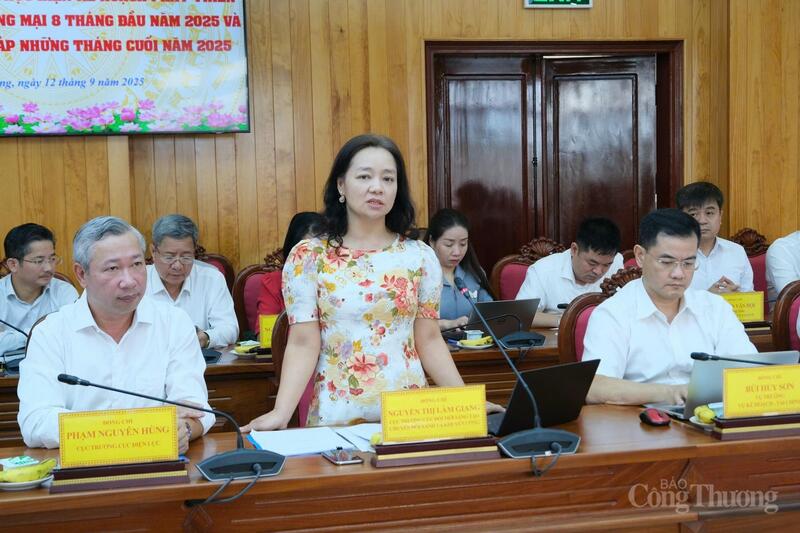 Bà Nguyễn Thị Lâm Giang - Cục trưởng Cục đổi mới, sáng tạo, chuyển đổi xanh và khuyến công (Bộ Công Thương).