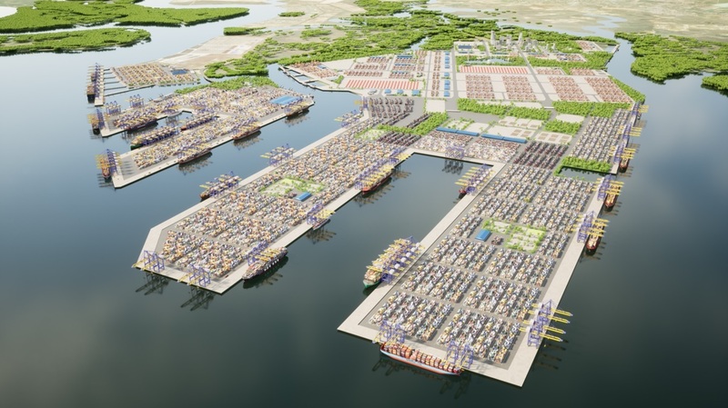 Trung tâm logistics Cái Mép Hạ chưa triển khai đã tạo ra một "khoảng trống" quan trọng trong chuỗi cung ứng. Ảnh: CTV