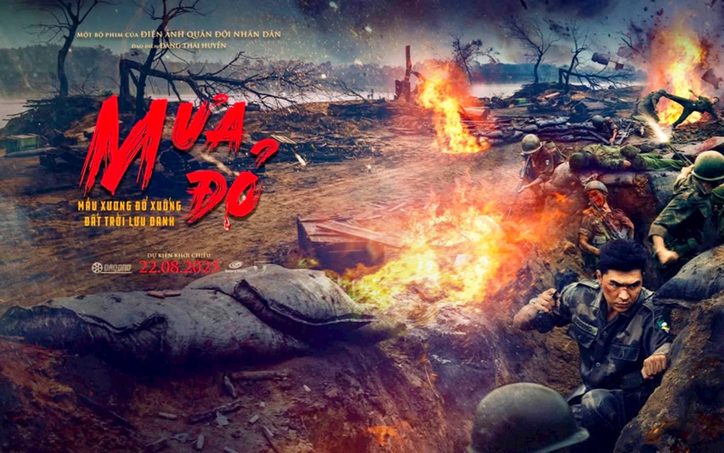 Phim "Mưa đỏ". Ảnh minh họa