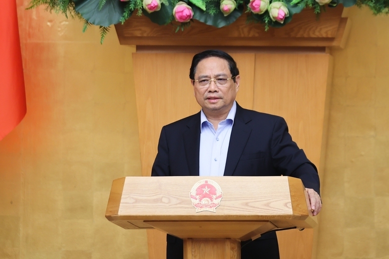 Thủ tướng Phạm Minh Chính chủ trì phiên họp Chính phủ chuyên đề xây dựng pháp luật tháng 9/2025 (phiên thứ hai) - Ảnh: VGP/Nhật Bắc