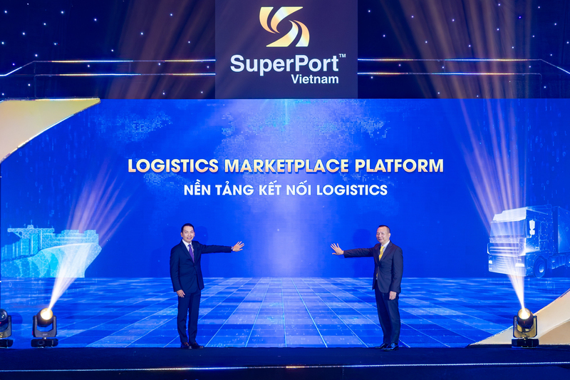 Lễ ra mắt Nền tảng Kết nối Logistics. Ảnh: Thanh Trang.