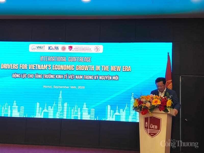 Ông Nguyễn Đức Hiển - Phó Trưởng Ban Chính sách, chiến lược Trung ương phát biểu tại sự kiện. Ảnh: NH