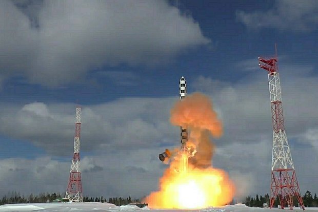 ICBM Sarmat của Nga. Ảnh: RIAN