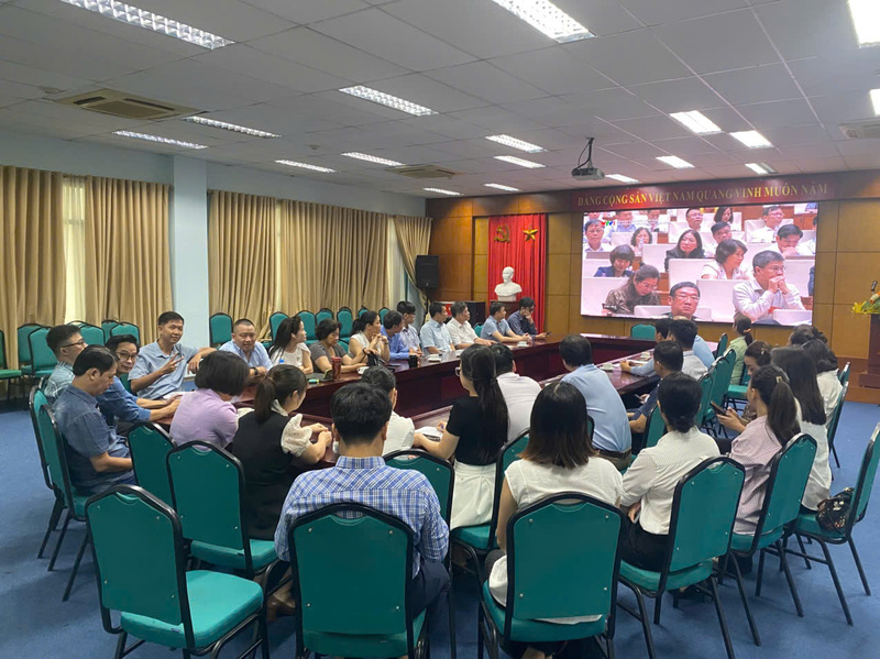 Hội nghị tại điểm cầu Cục Xúc tiến thương mại